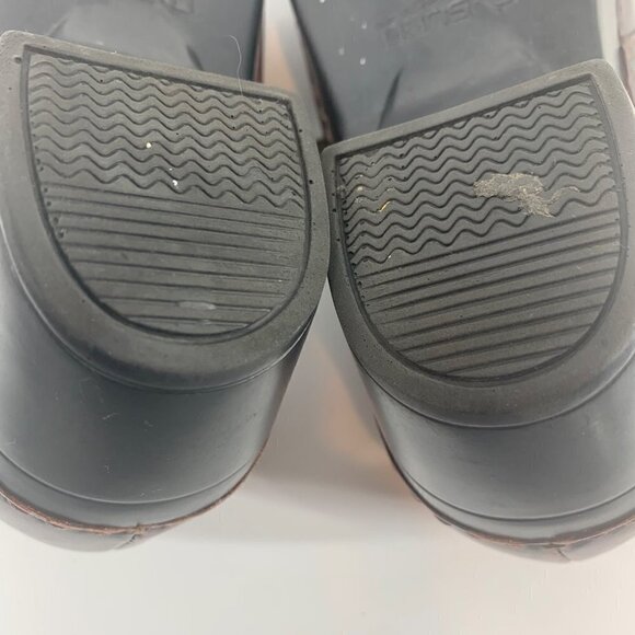 Dansko Solstice Leather Cognac/ Chestnut Clogs Size 36 - Picture 6 of 8